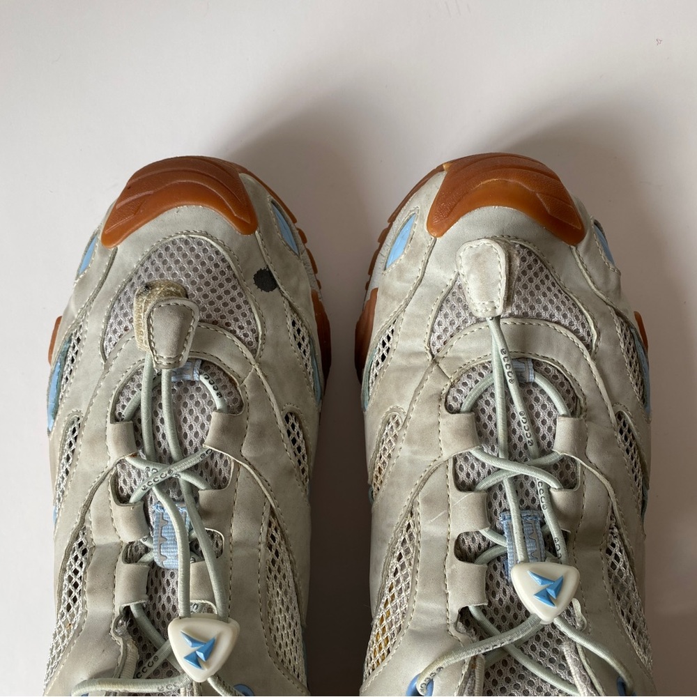 Ecco Mesh Sneakers, Light grey/ Light blue - Picture 5 of 6